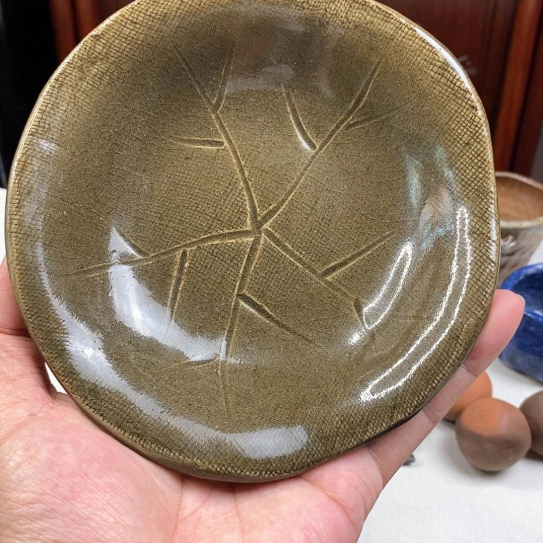 柴烧侘寂粗陶茶具