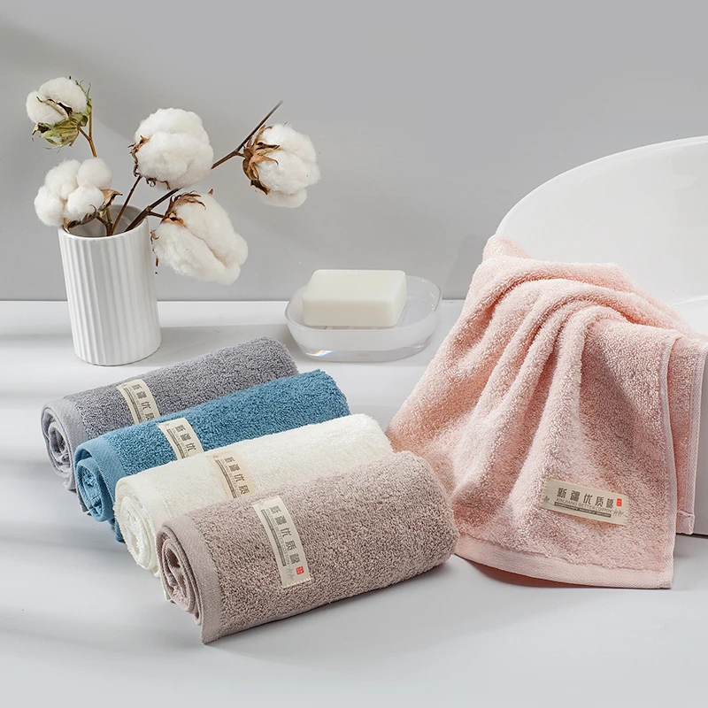 洁丽雅毛巾纯棉厚实洗脸家用成人不易掉毛柔软全棉吸水抗菌面巾女