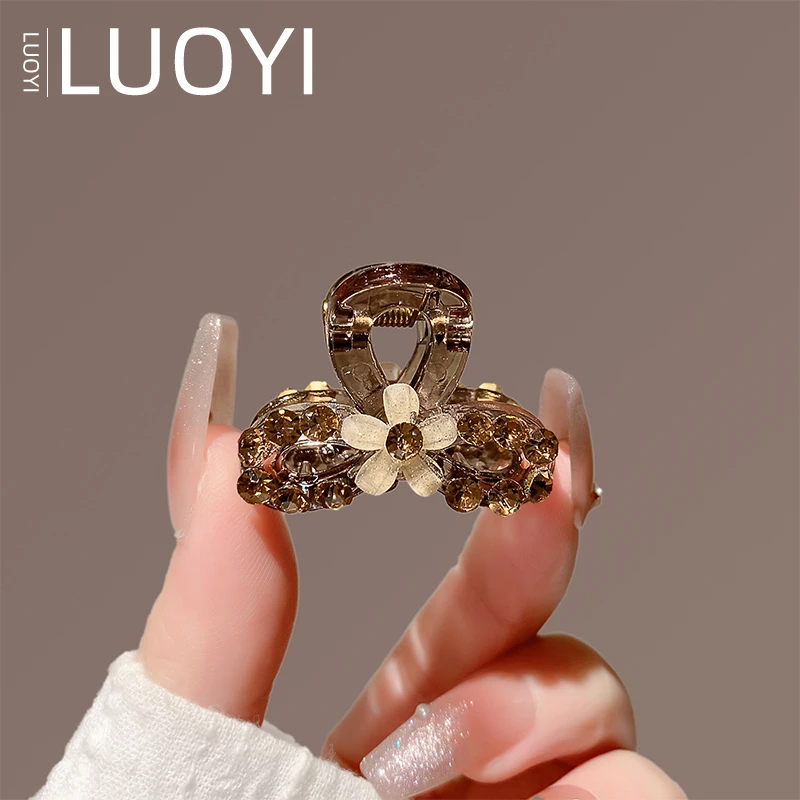 约3.5厘米时尚小清新花朵碎发夹女后脑勺半扎小抓夹刘海夹发饰