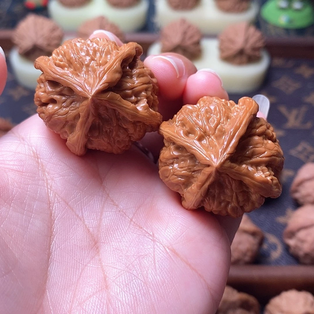 吊坠文玩核桃玉玺四棱37尺