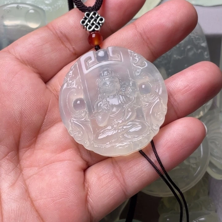 岫玉未镶嵌吊坠(赠链)悠**若