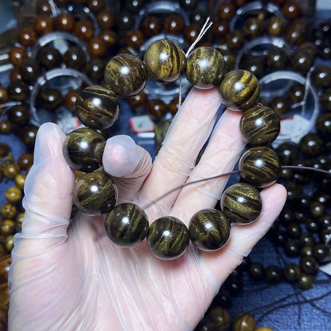 楠木（金丝楠）手串/手链1.8阴沉闪电