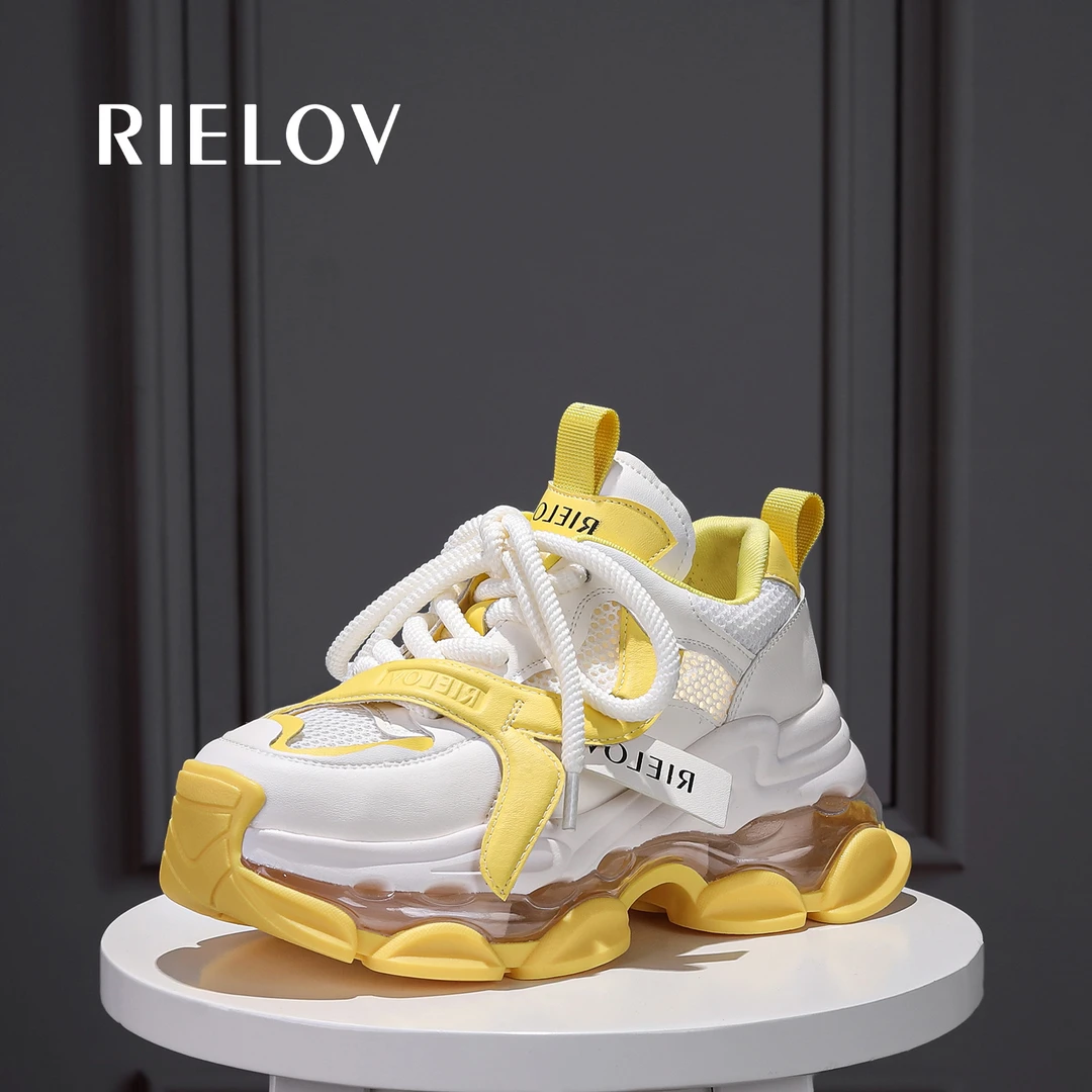 丽丽 RIELOV增高8cm时尚潮流百搭女士休闲鞋25187