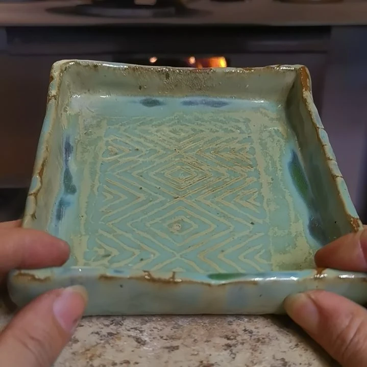 盘80手工高温原矿窑变