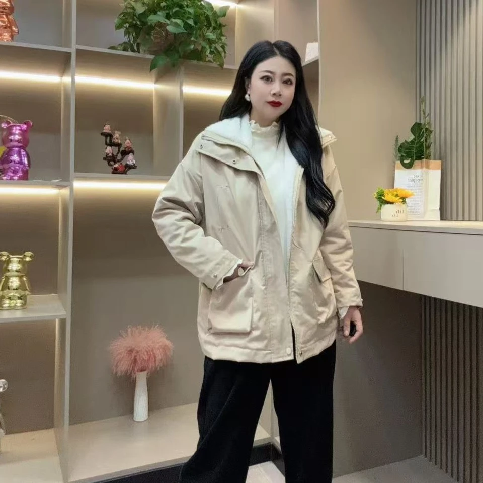 冬季外套-甜 5123时尚休闲潮流显瘦保暖设计款胖MM大码女装新款