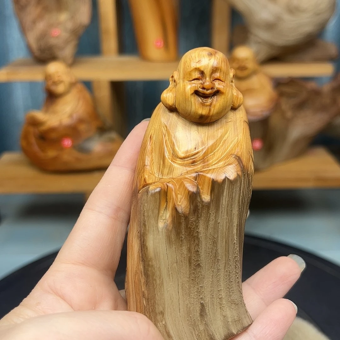 木用****9崖柏木摆件手把件