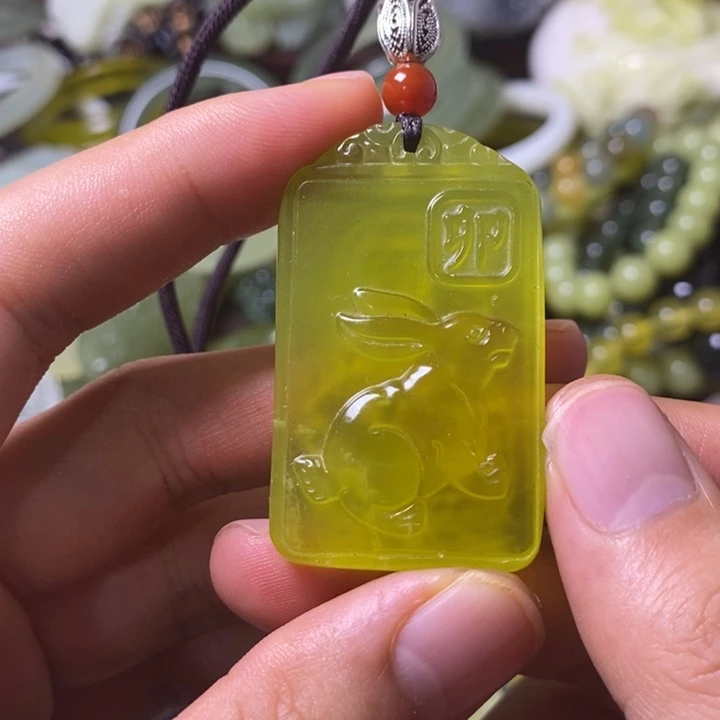 岫玉岫玉颈饰未镶嵌海*