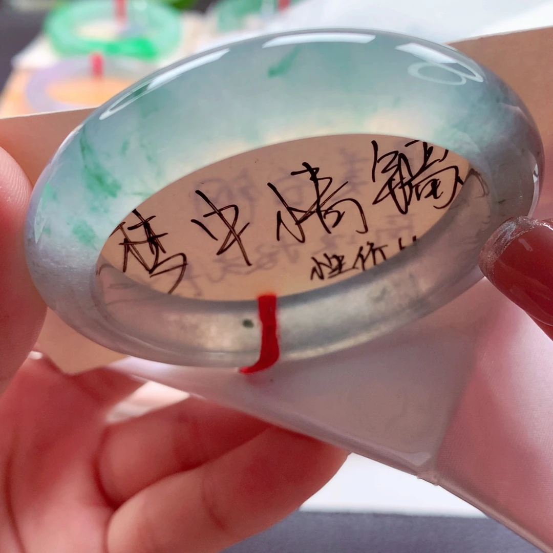 未镶嵌手镯翡翠师妹清爽高冰冰飘花（4号）