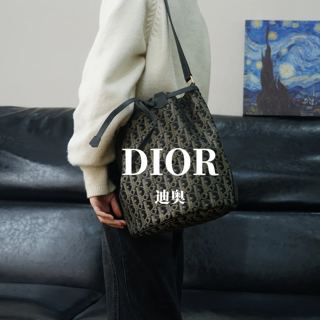 95新 DIOR/迪奥 水桶单肩包/fyHD01124057/4057