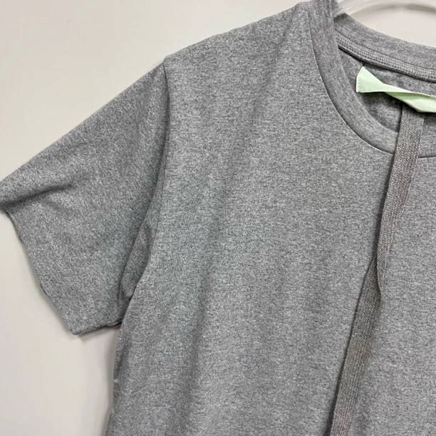 25061118潮流纯棉背后印花图案短袖T恤男女同款休闲25春夏新款