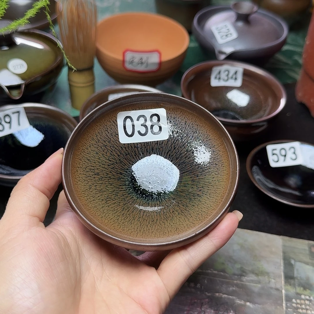 茶盏038 罗莉柴烧手工主人杯