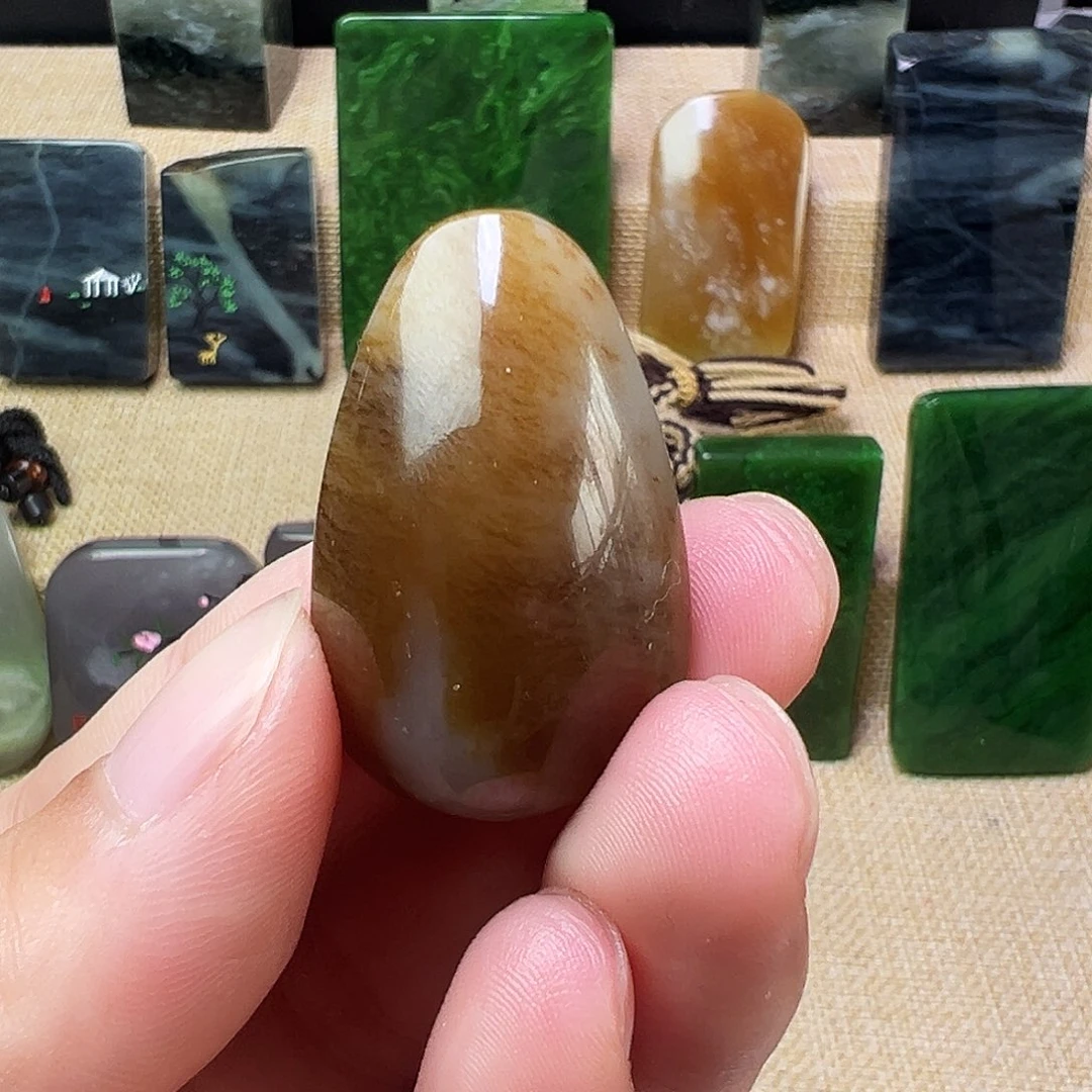 和田玉珠宝半成品未镶嵌