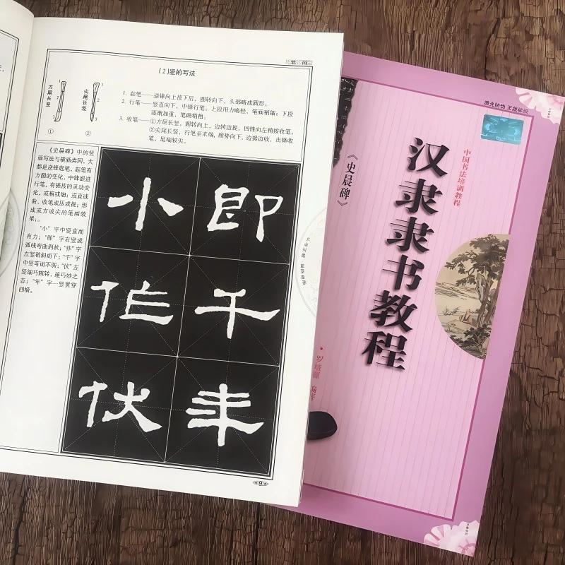 汉隶史晨碑隶书毛笔字帖中国书法培训教程隶书初学者入门隶书字帖