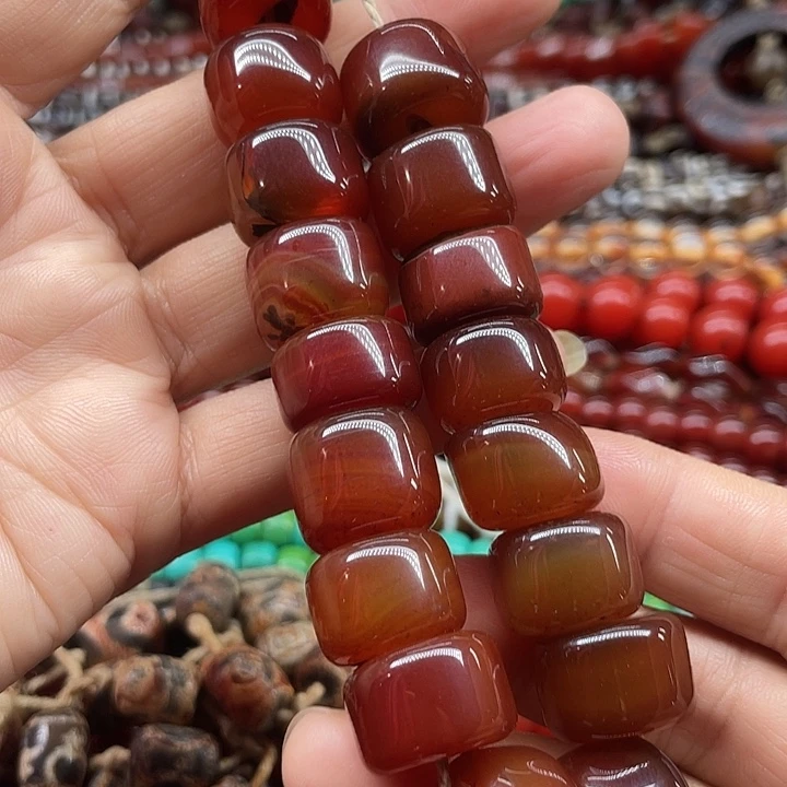 玛瑙/玉髓未镶嵌玛瑙手镯项链谢谢谢