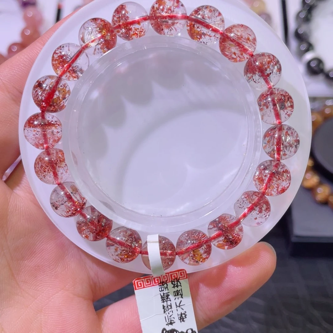 未镶嵌手链水晶海*吖金草莓
