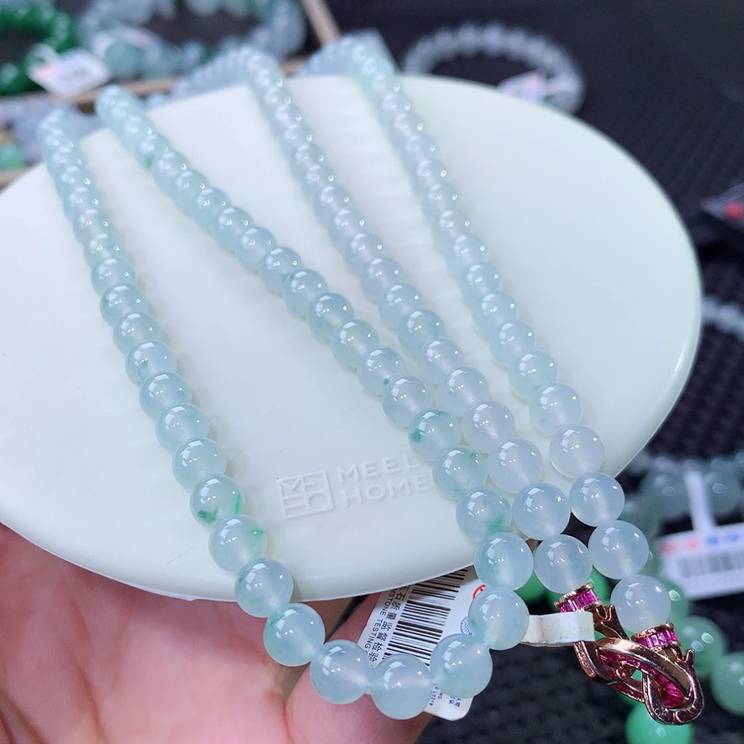 未镶嵌手串翡翠翡翠卡6.4