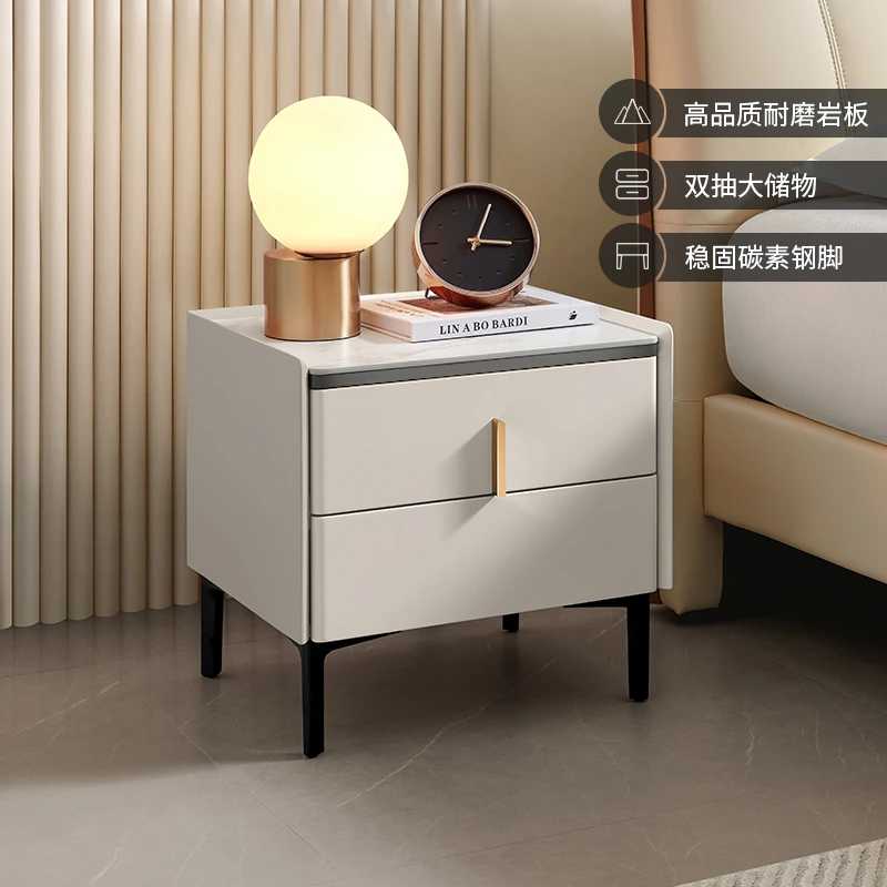 家具【国补】芝华仕简约收纳柜卧室床头柜小型柜子边柜床边柜G037
