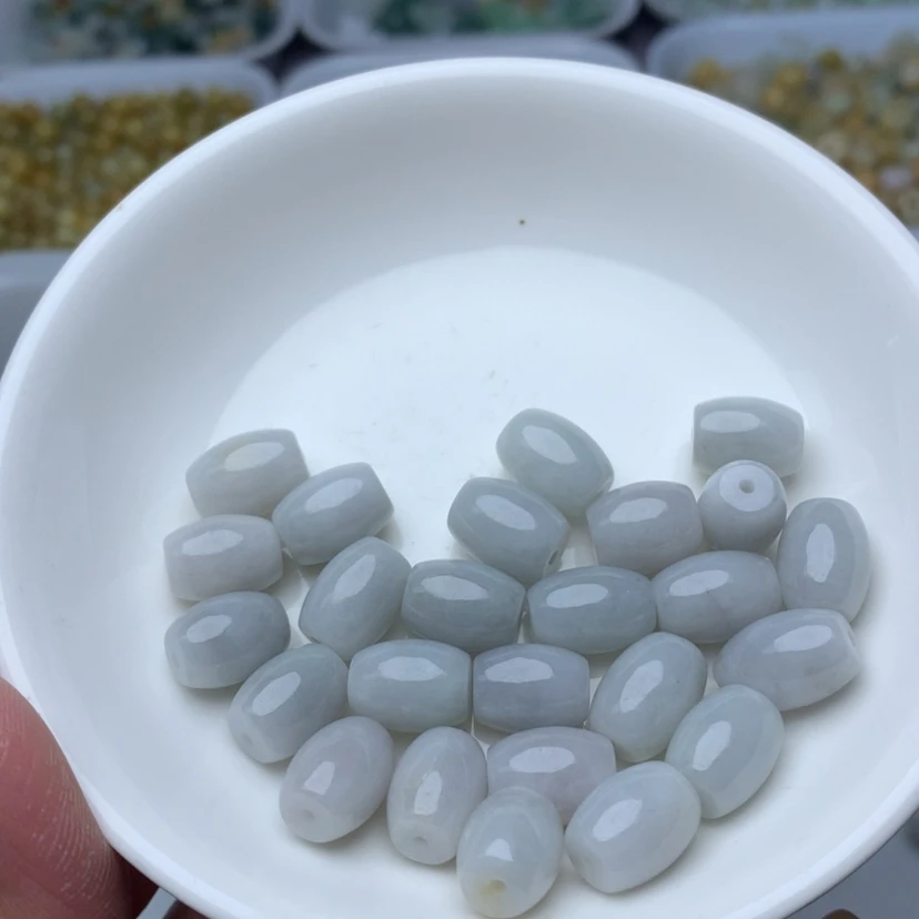 【闪购商品】翡翠手链未镶嵌卡9*12路路通米珠20个