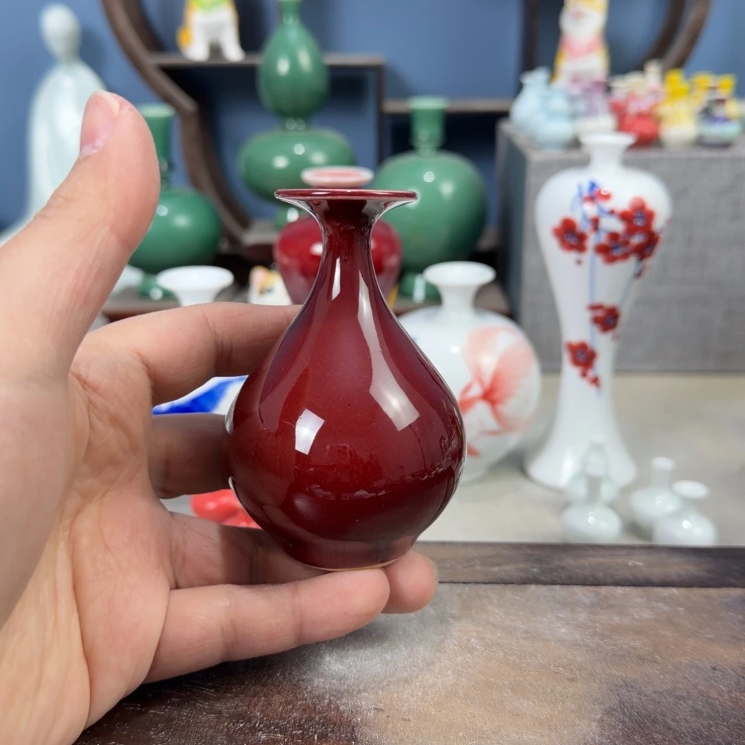 陶瓷手工小花器摆件