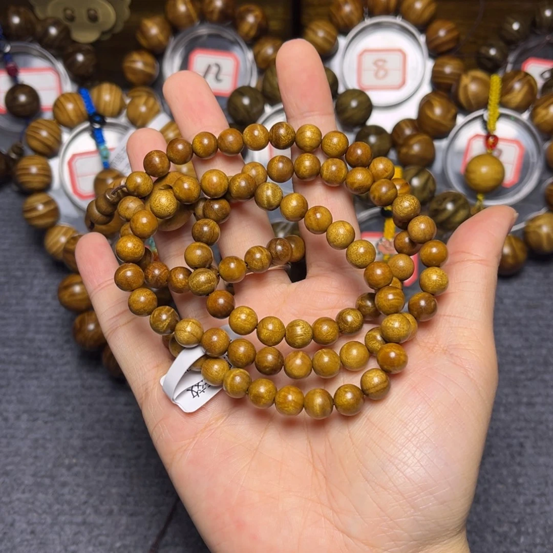 手串/手链楠木（金丝楠）枯木0.8/108水波158