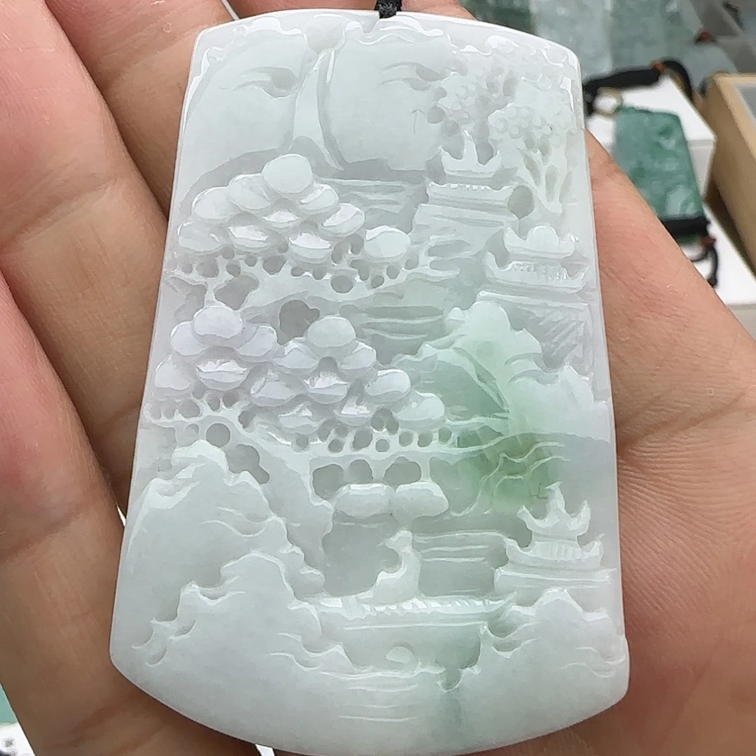 颈饰未镶嵌翡翠翡翠