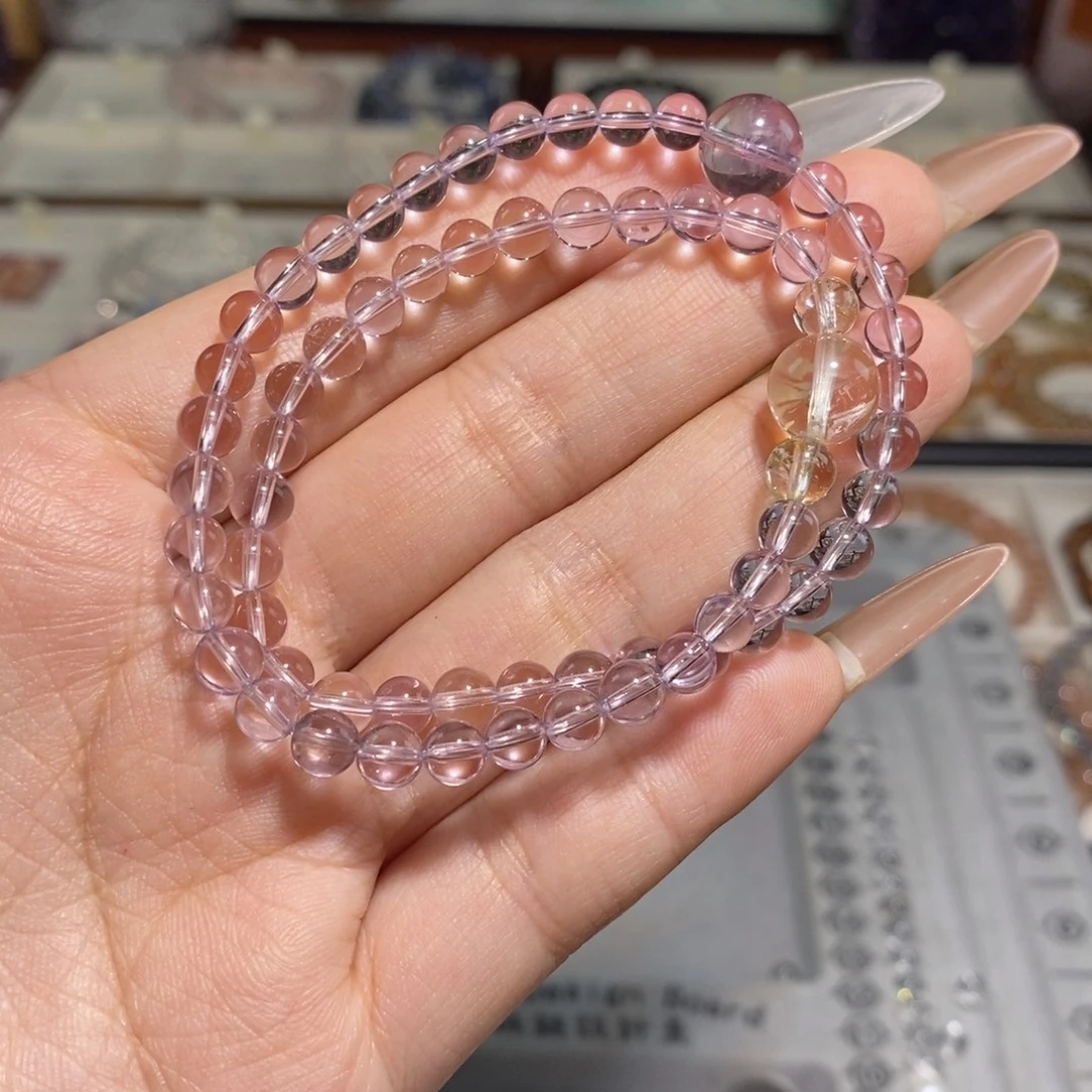 未镶嵌手串水晶紫水