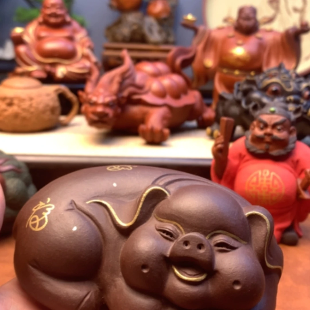 【闪购商品】紫砂茶宠宝****。紫砂壶手工