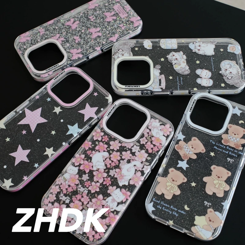 【16包按键】侧边带图猫咪高级感适用iPhone16promax手机壳15苹果14