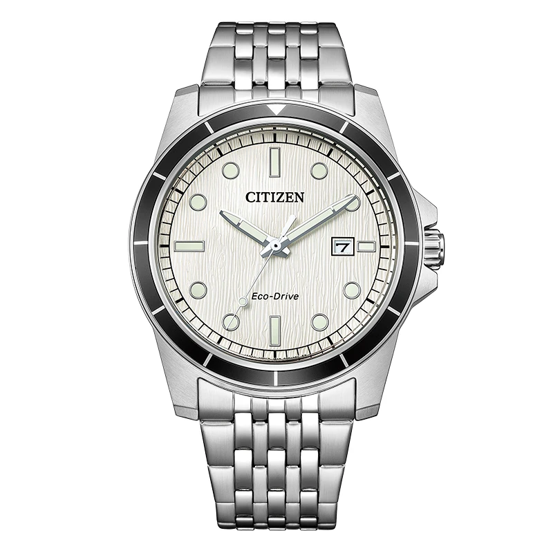 Citizen/西铁城高级感夜光日历防水精钢男士手表AW1819-56A