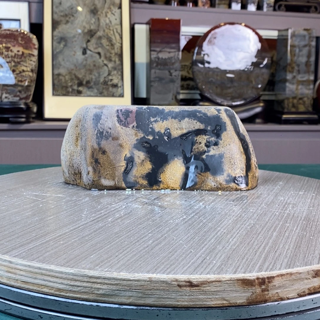 *****石材广西国画石草花石