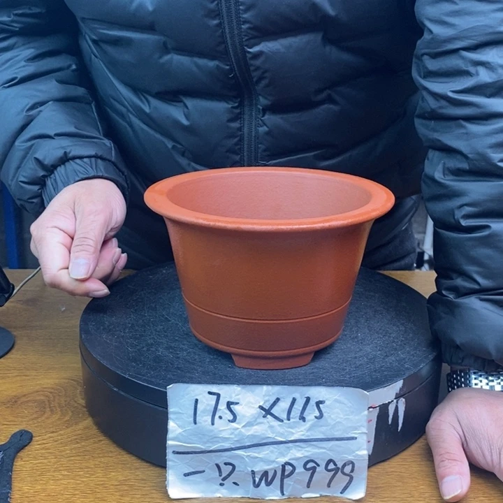 紫砂花盆货号一只WP999