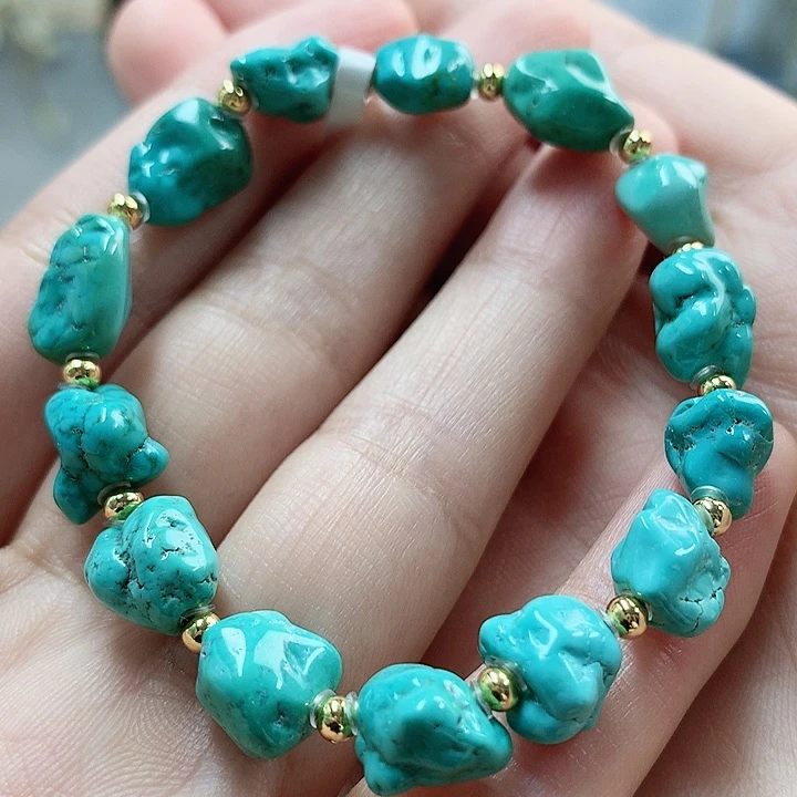 未镶嵌绿松石珠宝奇石