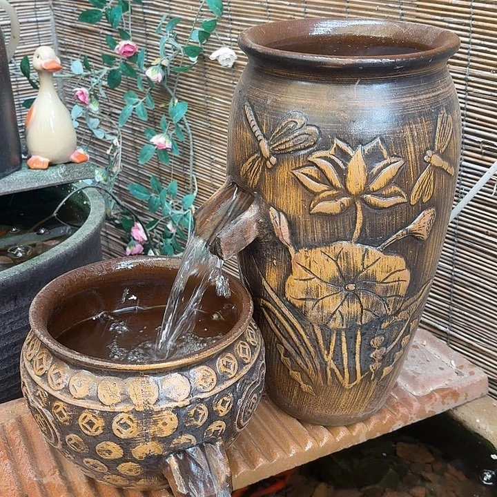 粗陶口径19/39，20/16进水口2.5厘米