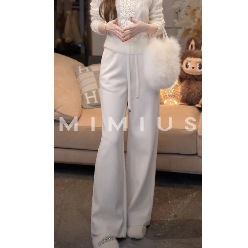 【mimius】七七 经典简约修身通勤百搭休闲长裤 G08195