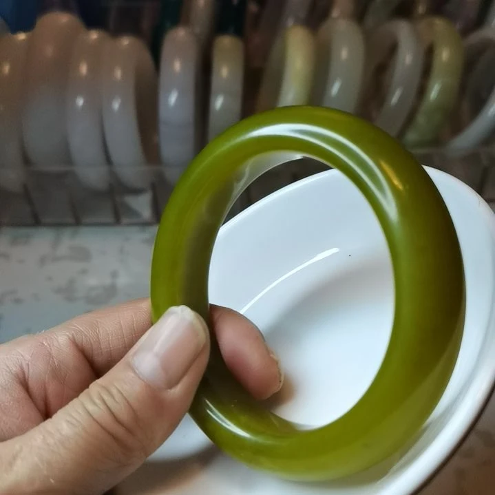 蛇纹石玉合金手镯