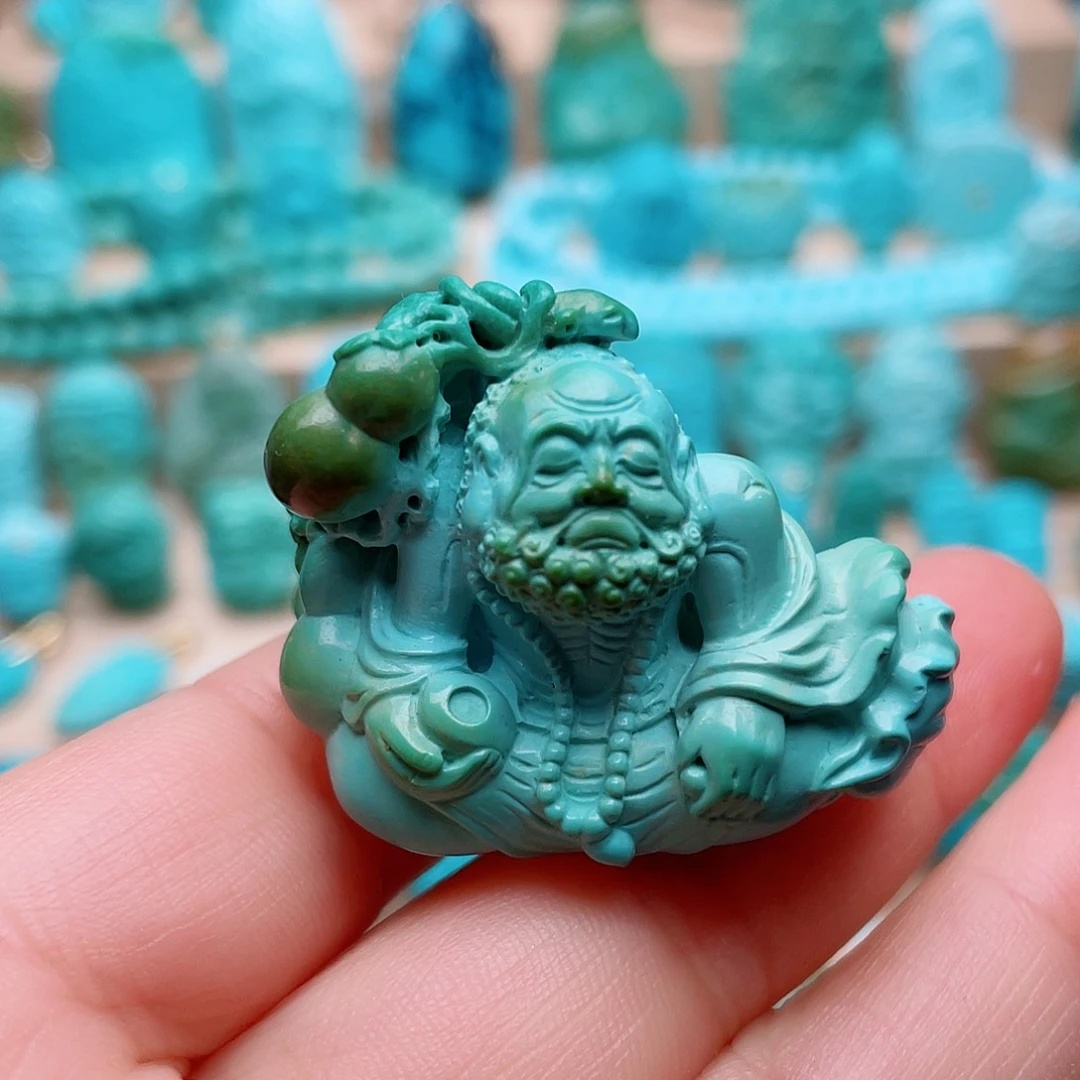 绿松石未镶嵌吊坠(不含链)