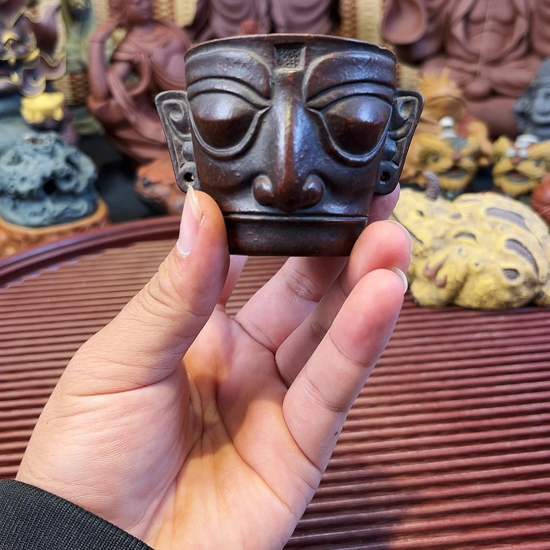 紫砂茶杯高端紫砂茶宠微瑕