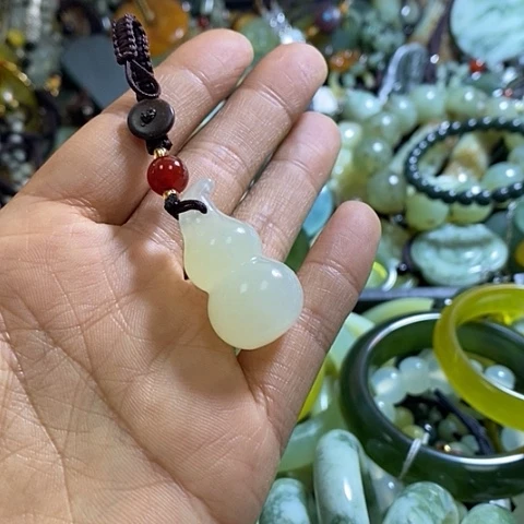 岫玉钥匙扣未镶嵌