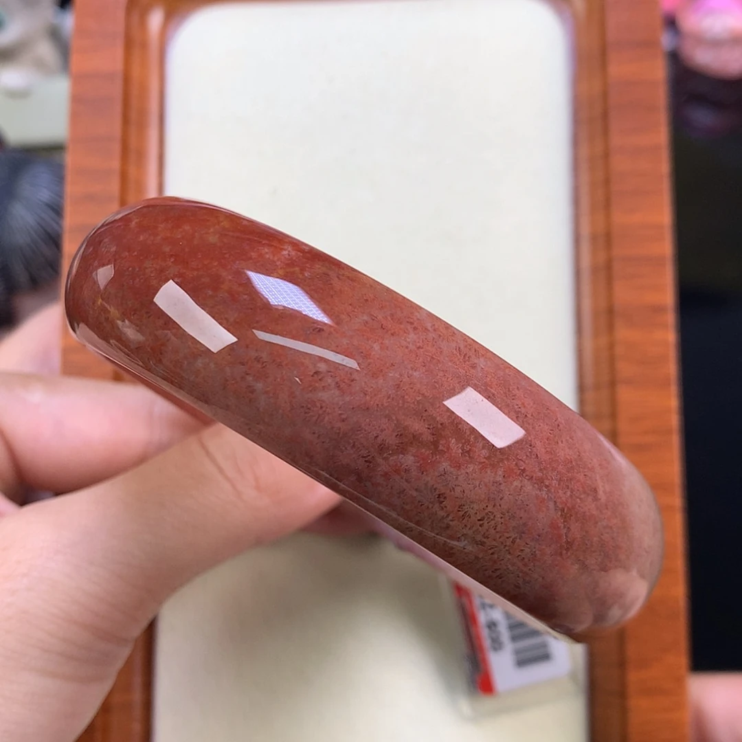 【闪购商品】颈饰未镶嵌硅化珊瑚（珊瑚玉）哇 红枫叶可盘63.8（40号）