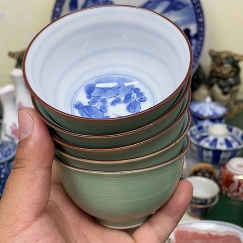 【闪购商品】碟中古工艺品回流瓷器