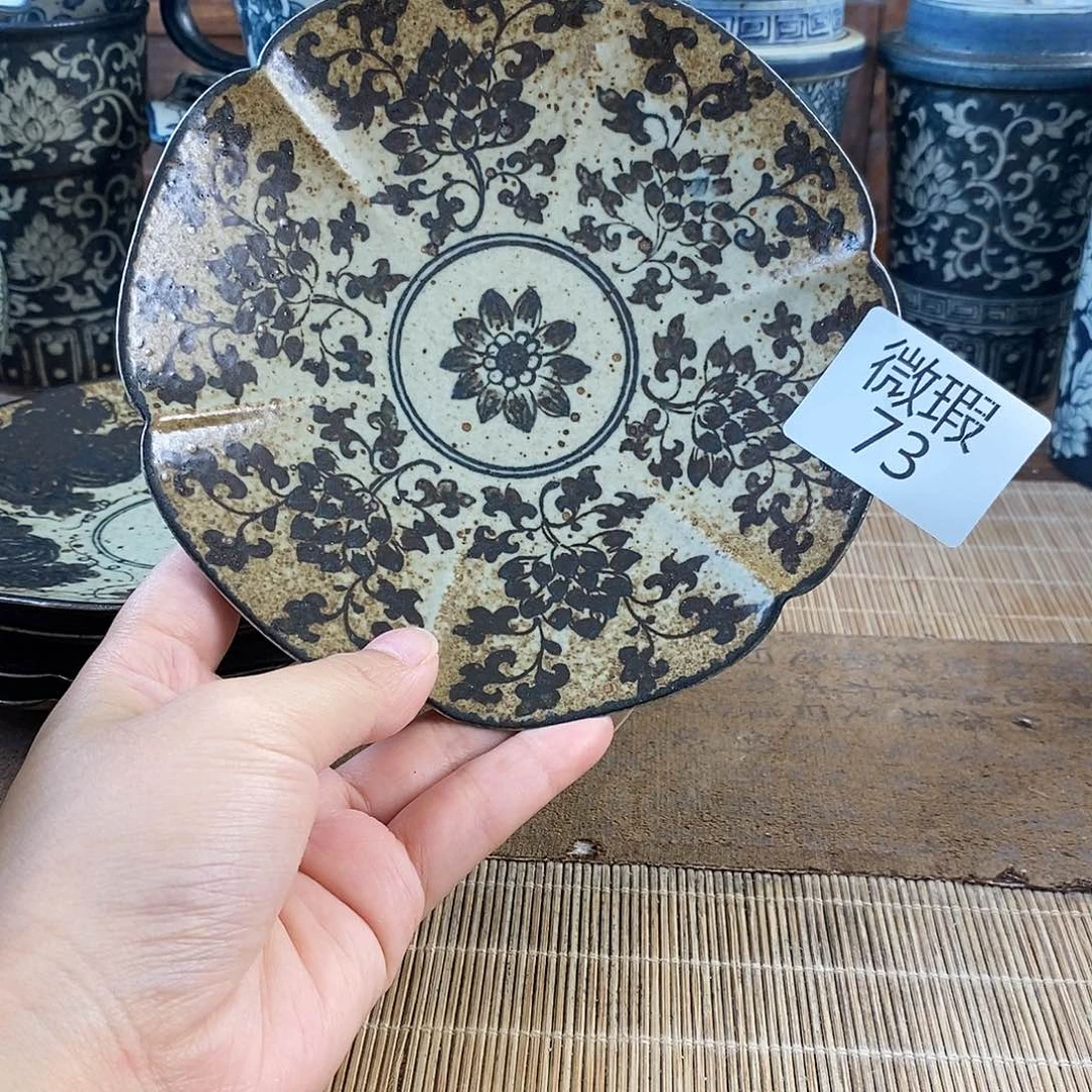 手工手绘青花高温陶瓷