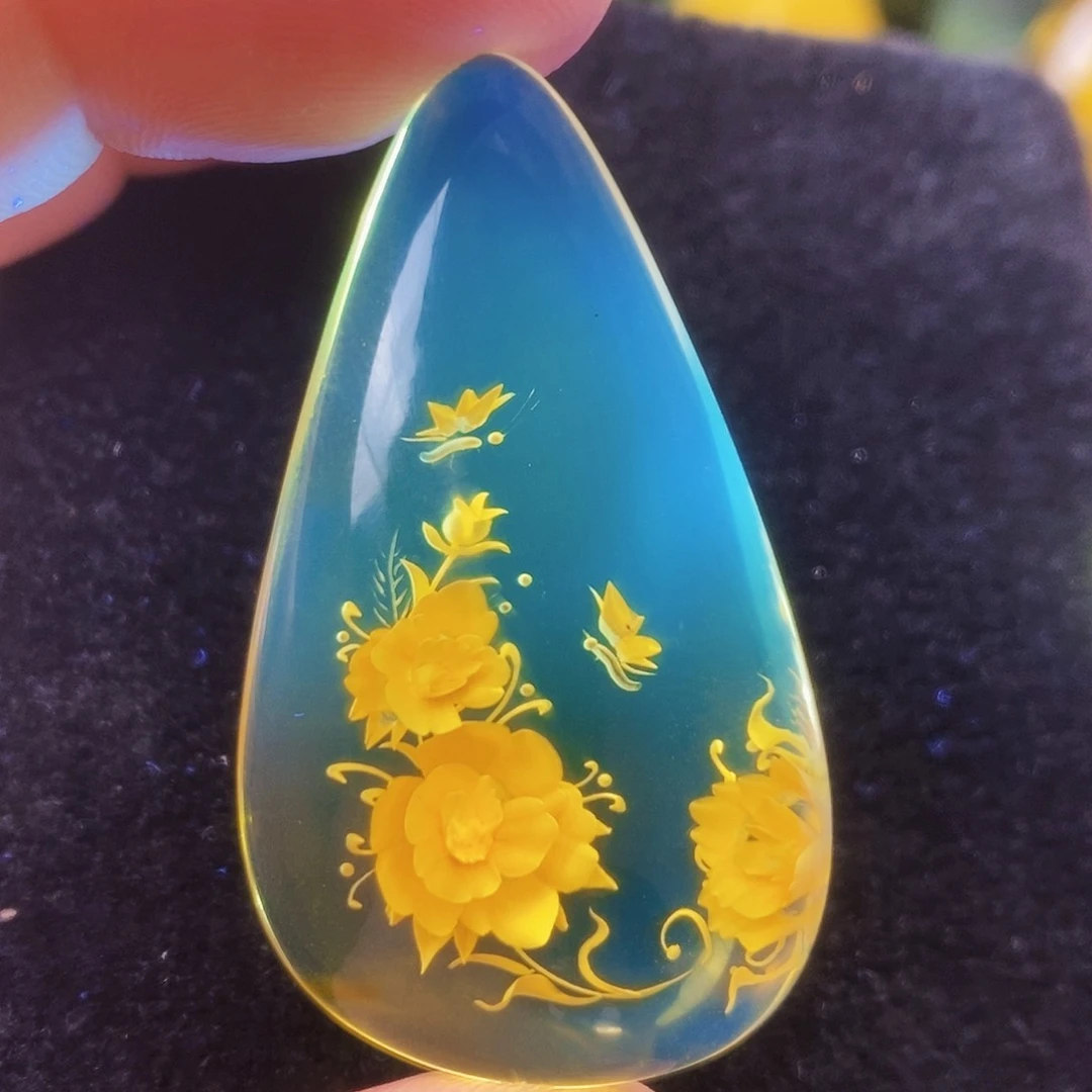 【闪购商品】未镶嵌吊坠(不含链)金珀