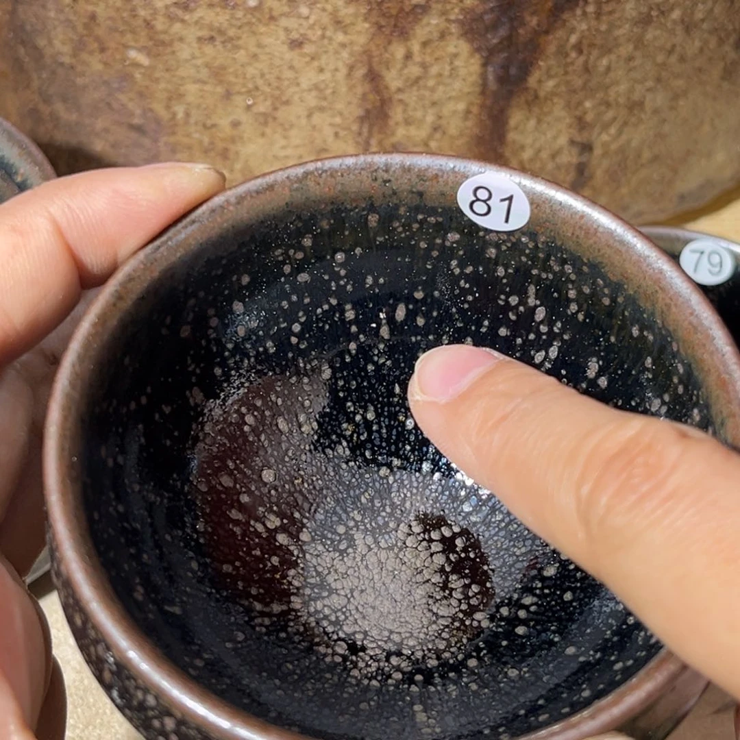 茶盏义兴龙窑坚持真柴烧微瑕