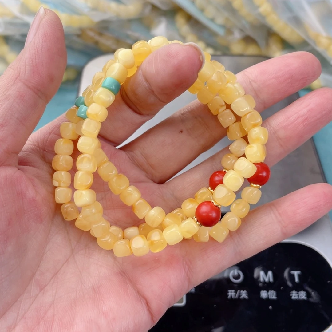 蜜蜡裸石未镶嵌蜜蜡 多样性发其一