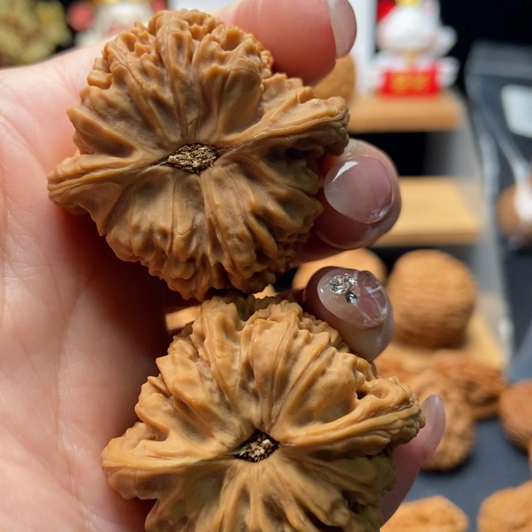 核桃把件8**342号42-40-45全品老核拉丝高炮