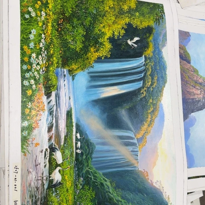 油画花花和我的朋友