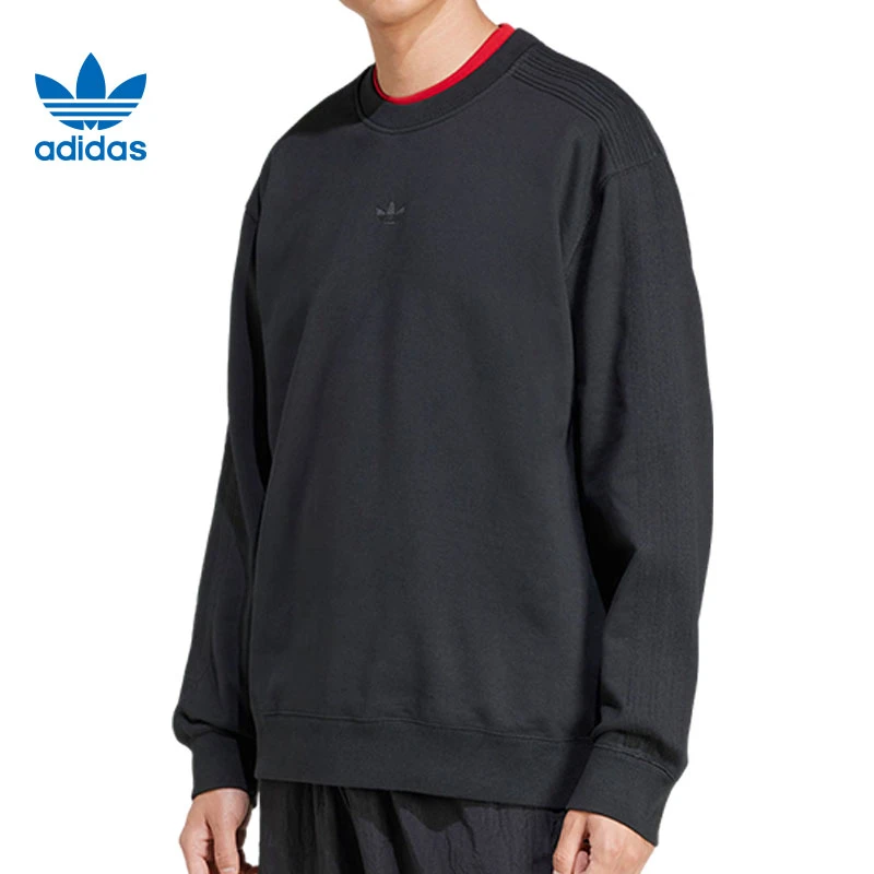 adidas阿迪达斯三叶草男子运动休闲卫衣套头衫JC9574