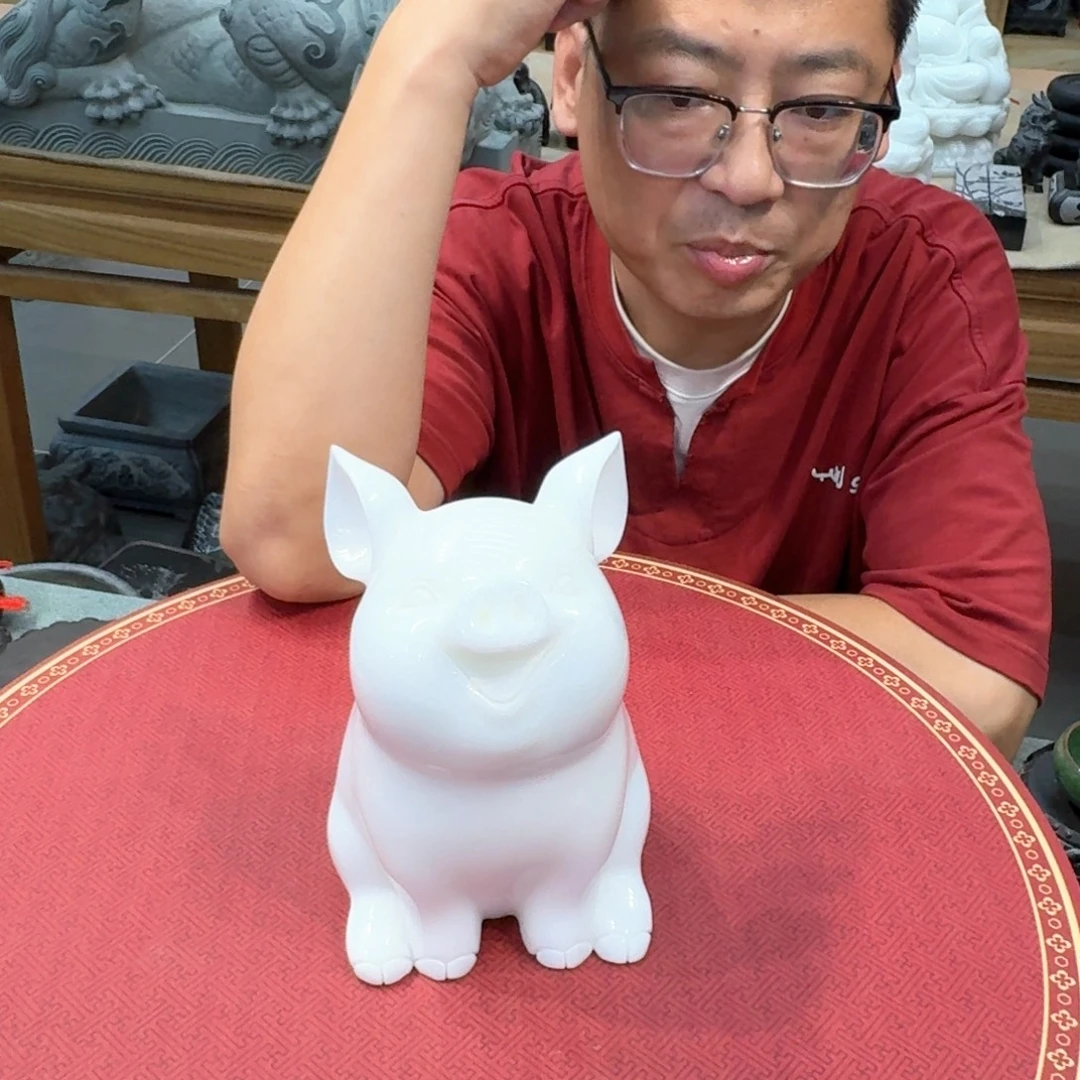 西安石晋錾石雕手工雕刻摆件