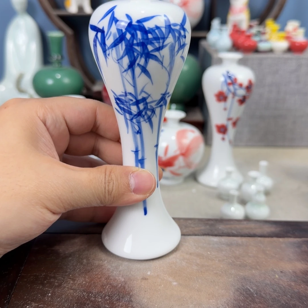 陶瓷手工小花器摆件