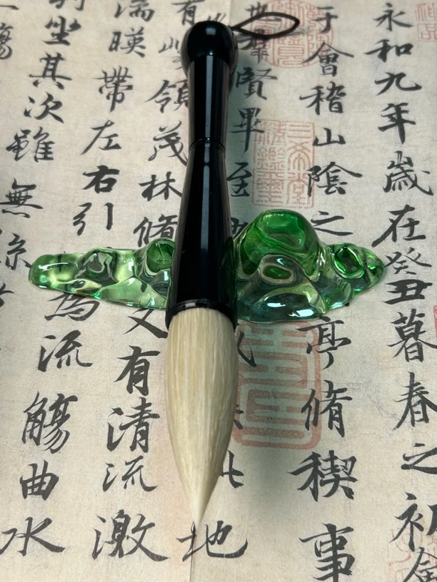 【云峰】出锋6.5口经2.0细光峰羊毫提斗 对联斗方榜书福字国画山水